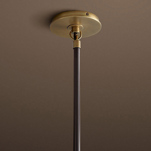 Люстра Restoration Hardware Bistro Globe Milk Glass 12 Brass Bistro Globe 68520009 MKBS