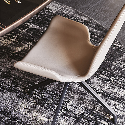 Стул Cattelan Italia Flamingo Graphite Corda Flamingo Flamingo 401-T Graphite / GLV05