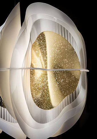 Подвесной светильник Slamp Fiordlys Gold Fiordlys FRDSM00GLD01T00ROUEU
