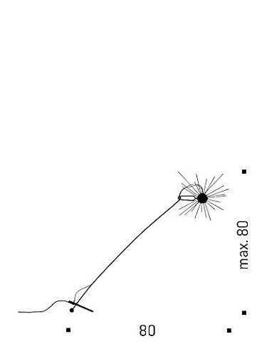 Настольная лампа Ingo Maurer Mozzkito Mozzkito 1350000