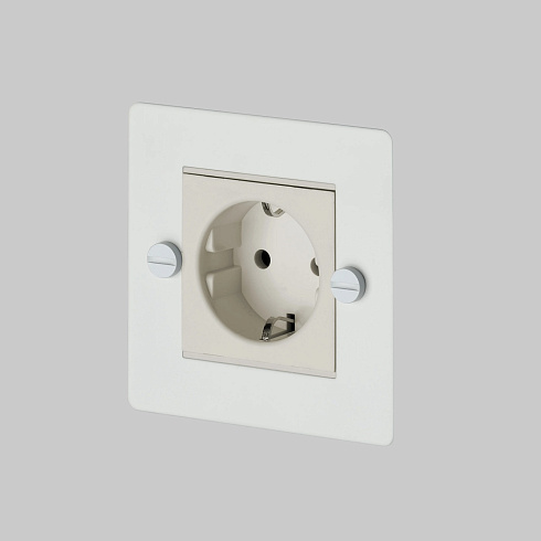 Розетка Buster and Punch 1G white Sockets UK UK-MG-CO-1G-WH-A