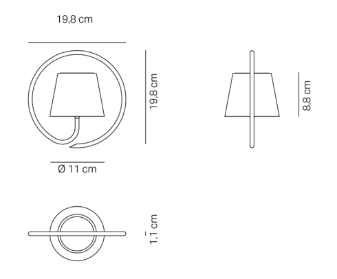 Подвесной светильник Zafferano Poldina Corten Poldina LD0686R3