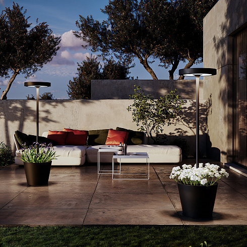 Уличный светильник Zafferano Poldina Reverso Solar L Corten Poldina LD1430R3