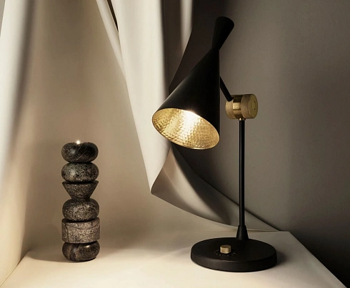 Настольная лампа Tom Dixon Beat Black LED Beat BLT11BK-TUN01M1