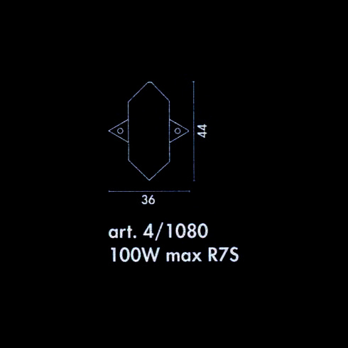 Настенный светильник Sothis 4/1080-B-10 1080