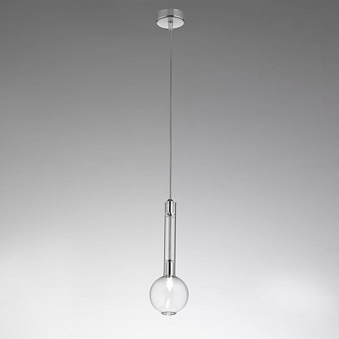 Подвесной светильник Selene Illuminazione Ampolla smoke/chrome Ampolla 2804-030002 smoke/chrome