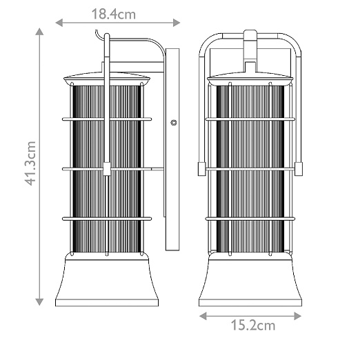 Настенные фонари Eurofase QN-RIVAMAR-M-BLK-GD 