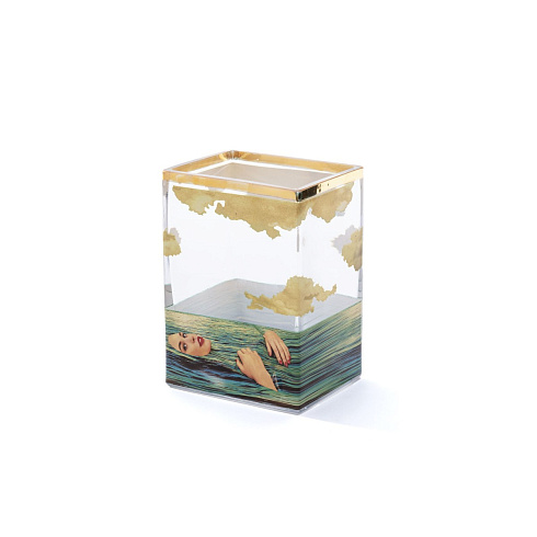 Ваза Seletti Seagirl Small Toiletpaper Glass Vase 14124