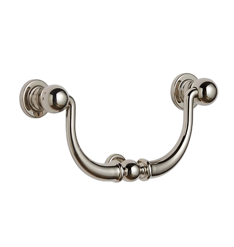 Ручка-скоба Rejuvenation Hans L.10.2cm Polished Nickel Hans 3310334