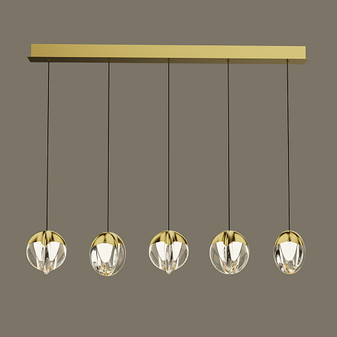 Подвесной светильник Delight Collection MD24001033-5B gold/clear MD24001033
