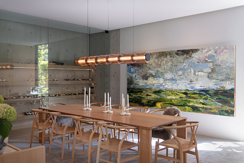 Подвесной светильник A-N-D Column 175 Horizontal 6 Amber  Column COL-175-6-P-H-AMB