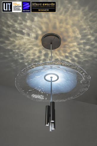 Подвесной светильник Patrizia Volpato Nebula 55 Brushed gold Nebula 0240/S55+Semi-gloss brushed gold