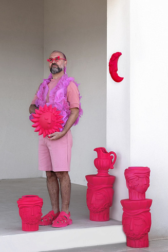 Ваза Seletti Man Pink Magna Graecia 11506P