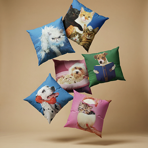 Подушка Seletti Angry Cat Toiletpaper Pets 02355