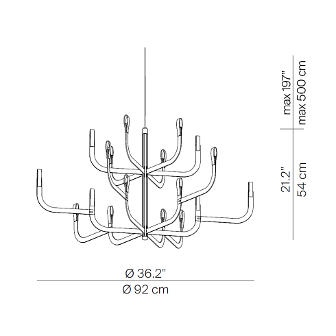 Люстра Luceplan J-us G J-us A09-G