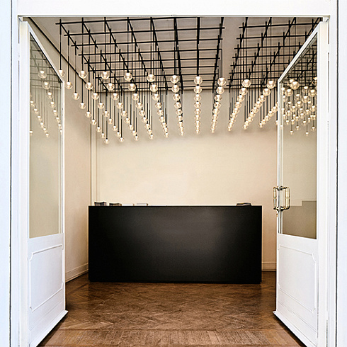 Подвесной светильник Vibia Algorithm 0825 Graphite Algorithm 082518/1A