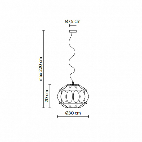 Подвесной светильник Karman Ginger 20 Yellow Ginger