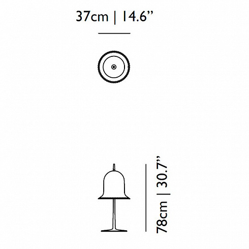 Настольная лампа Moooi Lolita Table lamp LOLITA