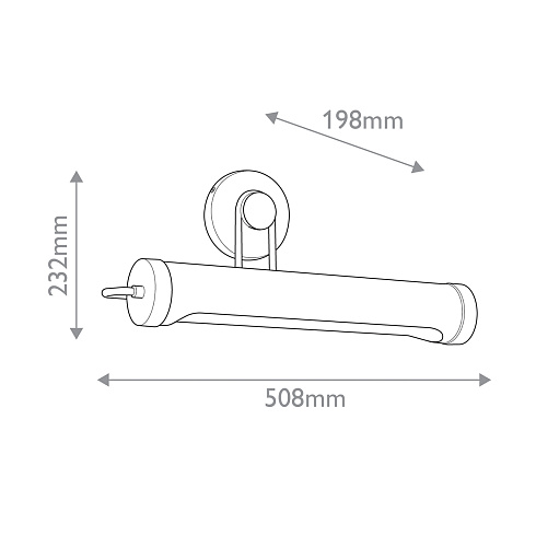 Подсветка для картин Alora QN-WYNWOOD-PL-M-VBS 