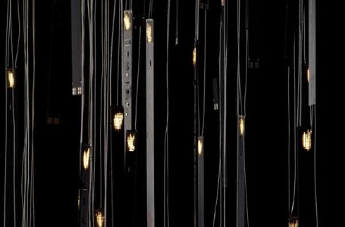 Подвесной светильник Ingo Maurer Flying Flames Element Black Flames  3334300