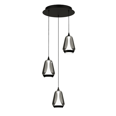 Подвесной светильник Delight Collection MD24001011-3A black/smoky MD24001011