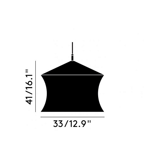 Подвесной светильник Tom Dixon Beat Waist Black LED Beat BLS05-PEUM5