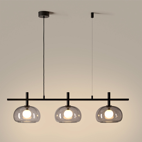 Подвесной светильник Aromas del Campo Cloud Matt Black/Grey Cloud C1345/3+matt black/grey
