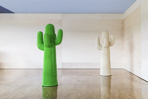 Вешалка для одежды Hanger Gufram Cactus White Cactus Another White Cactus
