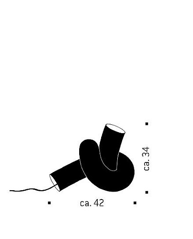 Настольная лампа Ingo Maurer Knot 2 Knot