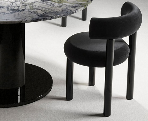Обеденный стул Tom Dixon FAT Dining Chair Hero 0211 FAT FATDC01HE0211BL