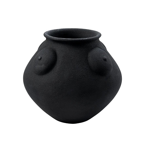 Ваза Bitossi Ceramiche Black lava 32 The shapes of resistance RMS00003