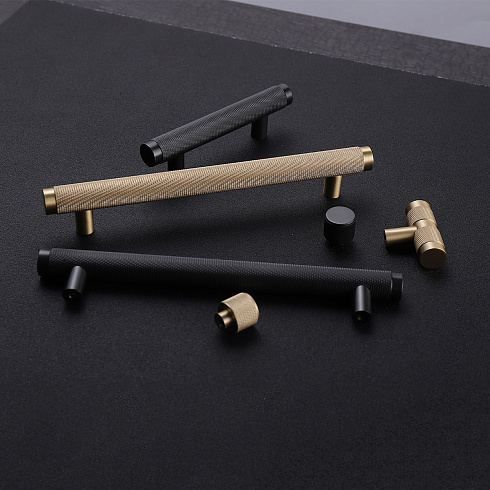 Ручка-кнопка DoorPull HK009 brass HK009