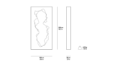 Зеркало Gufram Broken Mirror Almost White Broken G30121