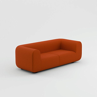 Plump 2.5 - Configuration 1 - Orange (Kvadrat Hallingdal 0600)