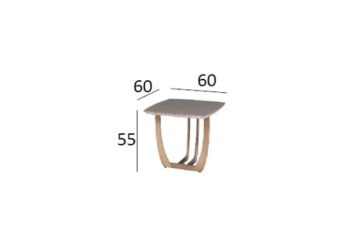 Журнальный стол Garda Decor 58DB-ET14803 