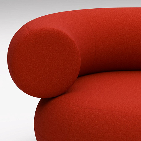Диван Tom Dixon FAT 3 - Configuration 2 - Orange red (Kvadrat Hero 2 0552) FAT Fat-Sofa-Comb2-HE0552