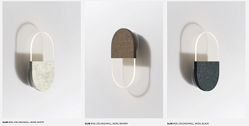 Настенный светильник A-N-D Slab W20 Black 3000K  Slab SLA-W20-W-BLK-30