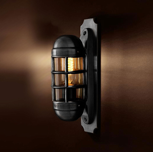 Настенный светильник Delight Collection KM0078W-1 black Loft