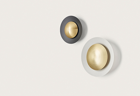 Настенный/Потолочный светильник Aromas del Campo Coss white/brass Coss A1203/40+Matt white/Matt brass