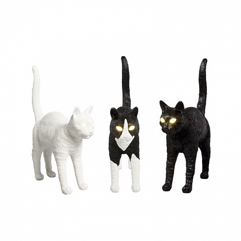 Настольная лампа Seletti Jobby The Cat Black Cat Lamp 15041