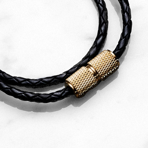 Браслет Buster and Punch Double Bracelet 40 Brass B+P Jewellery UK-B1-D-40-BR-A