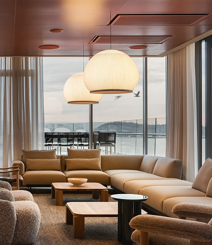 Подвесной светильник Vibia Knit 7455 Beige M1 2700K Dali Knit 745524/11_18