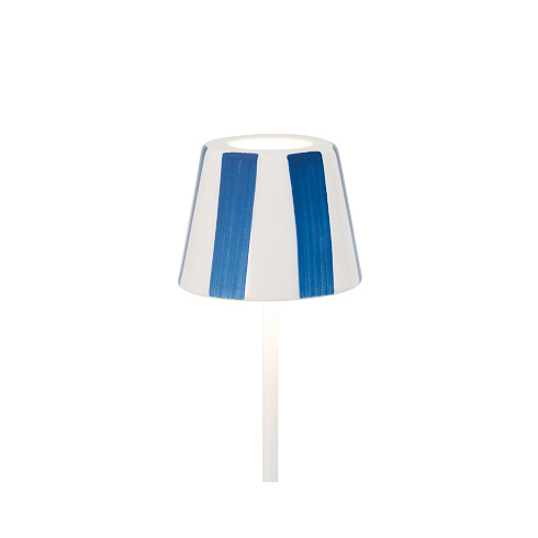 Абажур Zafferano Poldina d8.5 cm Capri blue stripes  Poldina LD049902