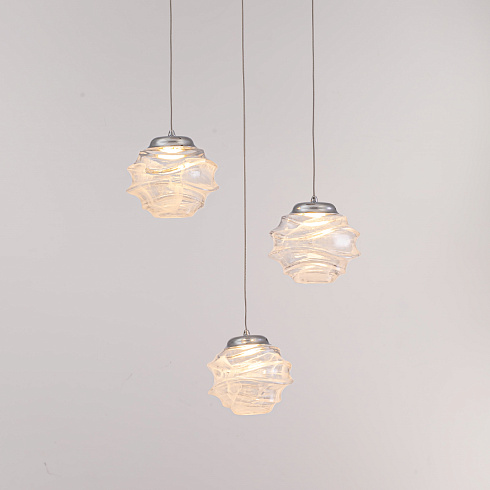 Подвесной светильник Delight Collection MD25030003-3A chrome/clear MD25030003