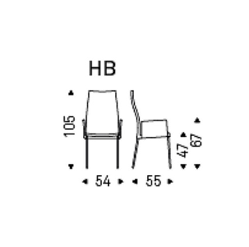Стул Cattelan Italia Anna HB Chrome/Bianco Anna Anna HB 08/971