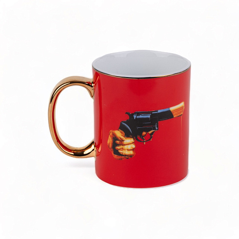 Кружка Seletti Revolver Toiletpaper Porcelain 17219