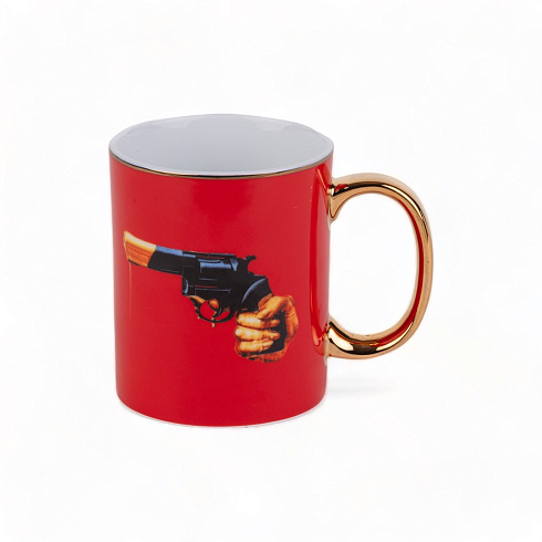 Кружка Seletti Revolver Toiletpaper Porcelain 17219