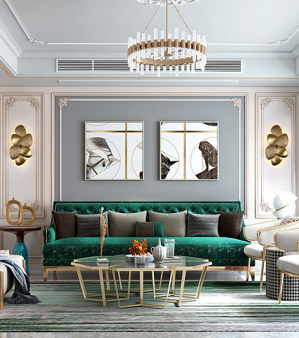 Настенный светильник Delight Collection OMB19003-6L gold OMB19003