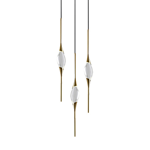 Подвесной светильник Delight Collection Pezzo 3 gold Pezzo OM82112-3 gold