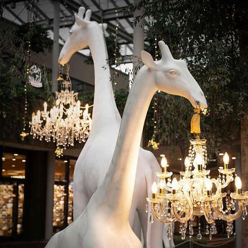 Уличный светильник Qeeboo Giraffe in Love XL White Giraffe in Love 19001WH